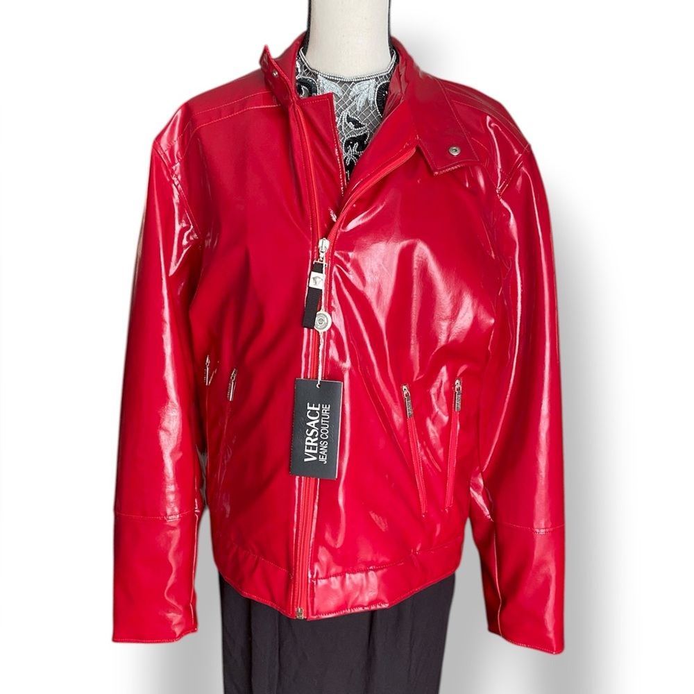 Versace Jeans Couture faux Leather MJ Jacket
